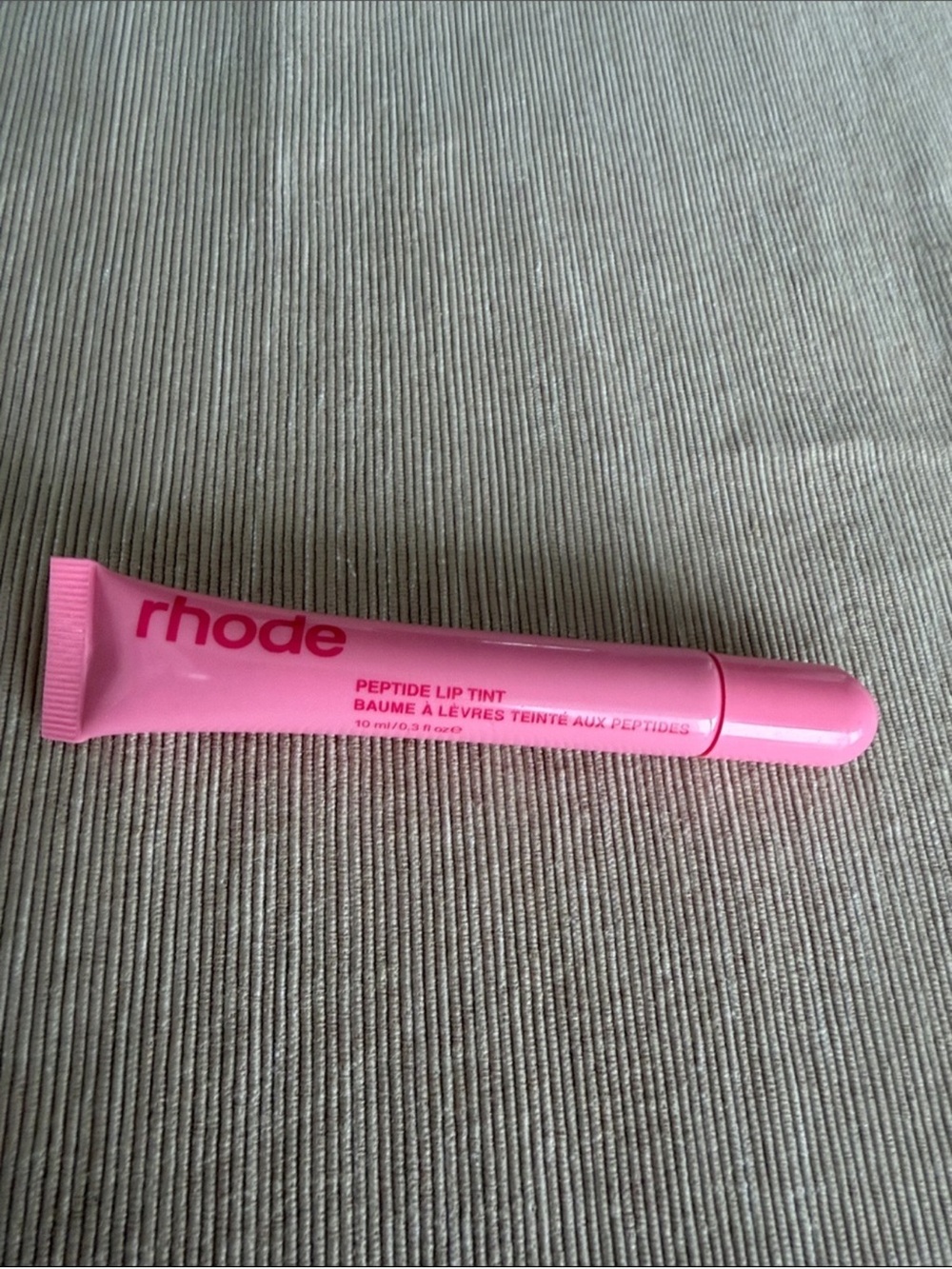 RHODE Peptide Lip Tint — Bright Pink Tube